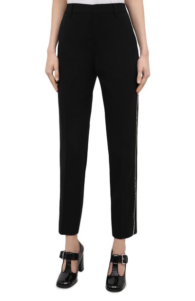 Шерстяные брюки MIU MIU, арт. MP1357-1V7X-F0002, фото 3