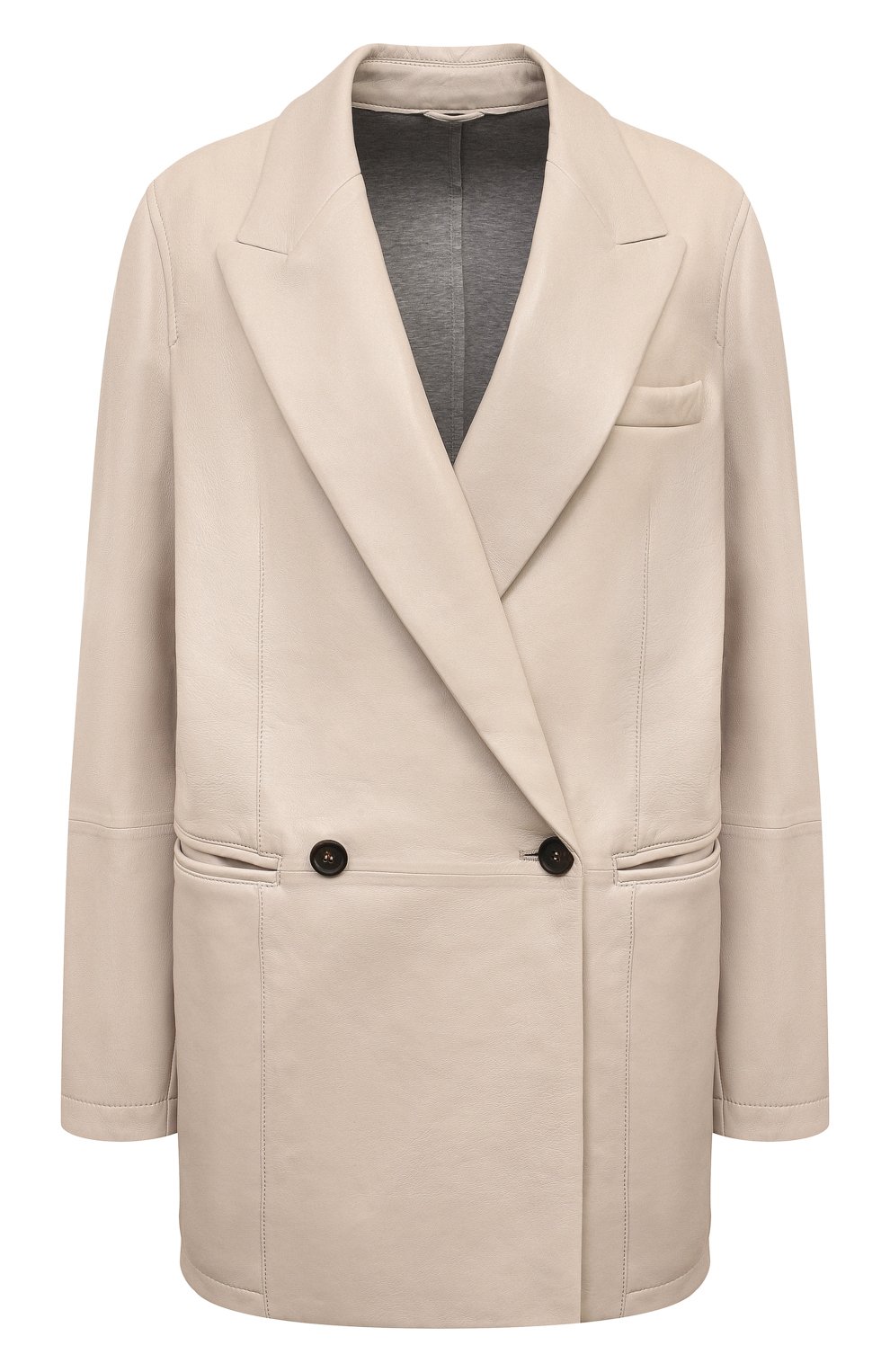 Кожаный жакет BRUNELLO CUCINELLI, арт. MPNGI7464, фото 1