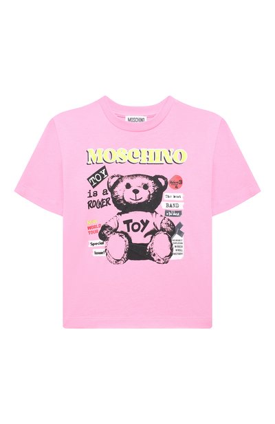 Хлопковая футболка MOSCHINO, арт. H8M03R/LAA20/10-14, фото 1