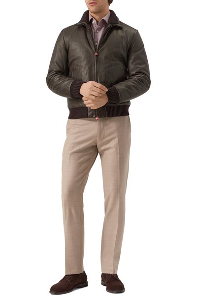 Замшевые дерби KITON, арт. USSA262N0013922, фото 2