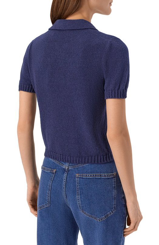 Хлопковое поло Gran Sasso 23256/22156 Синий  23256/22156 Фото 4