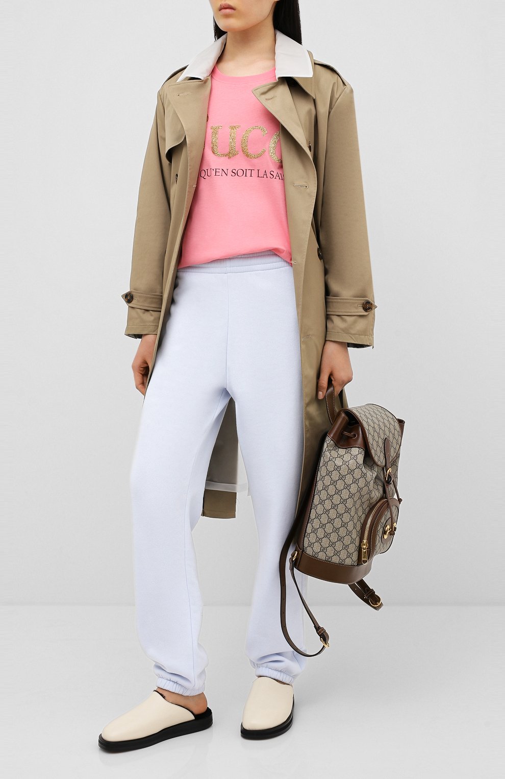 Хлопковая футболка GUCCI, арт. 615044/XJCLF, фото 2