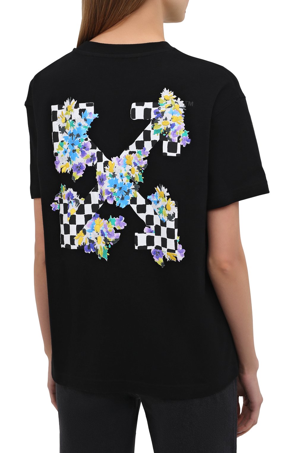 Хлопковая футболка OFF-WHITE, арт. 0WAA089S21JER002, фото 4