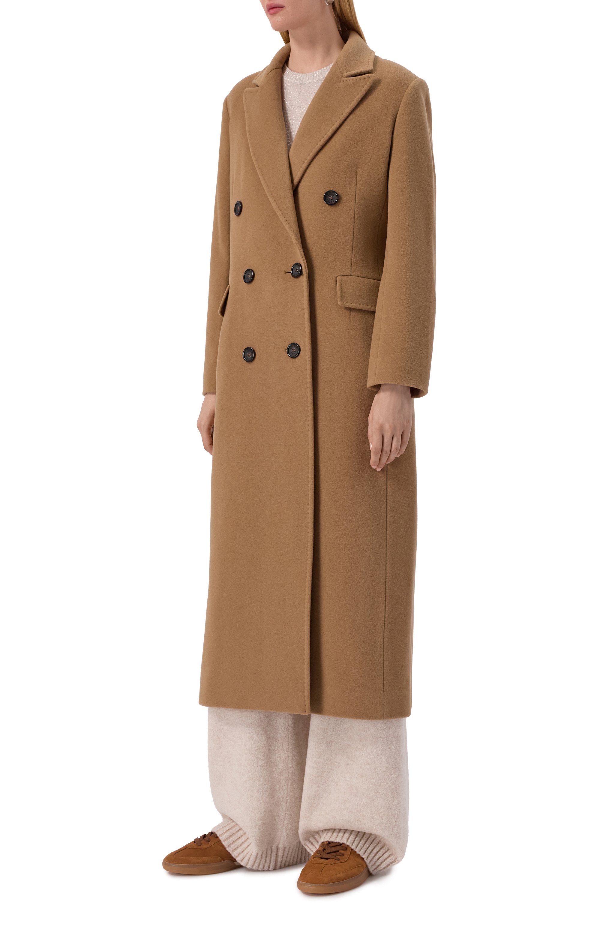 Пал�ьто из шерсти и кашемира CINZIA ROCCA, арт. B103801/D8, фото 3