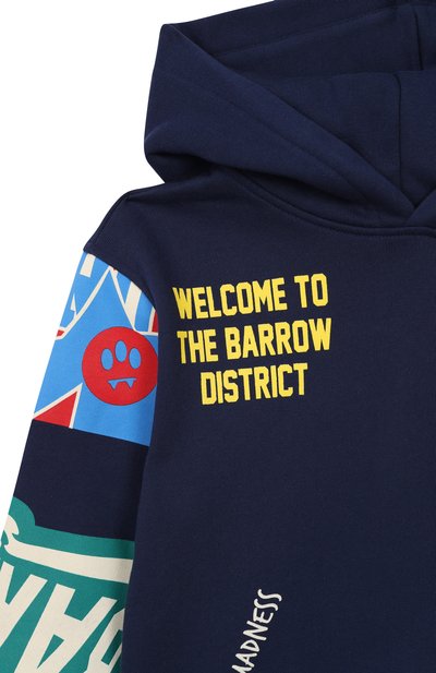 Хлопковое худи BARROW, арт. F5BKJUHS078, фото 3