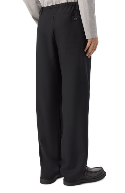 Шерстяные брюки DRIES VAN NOTEN черного цвета по цене 123500 руб., арт. 262-020920/4265, фото 4 Шерстяные брюки DRIES VAN NOTEN, арт. 262-020920/4265, фото 4