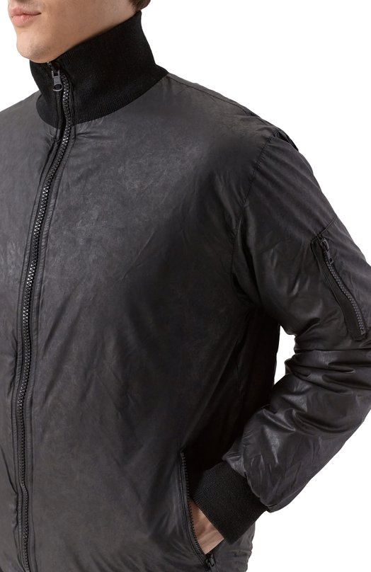 Двусторонний бомбер Never Enough MJA006 Чёрный  MJA006 Фото 5