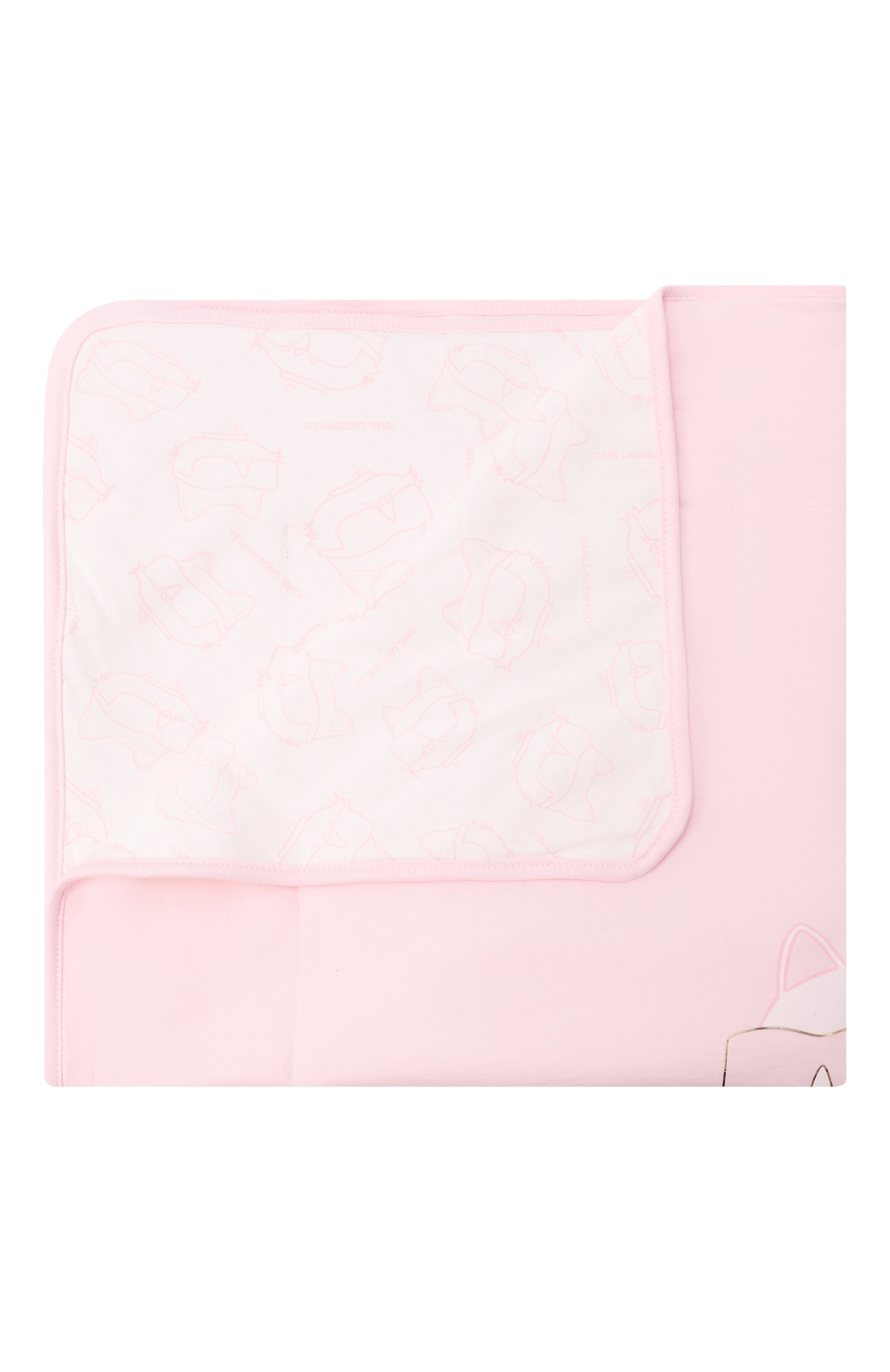 Хлопковый плед KARL LAGERFELD KIDS, арт. Z31234, фото 1