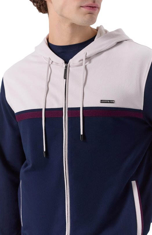 Хлопковая толстовка Stefano Ricci K101046FCR/T25350/60-62 Синий  K101046FCR/T25350/60-62 Фото 5