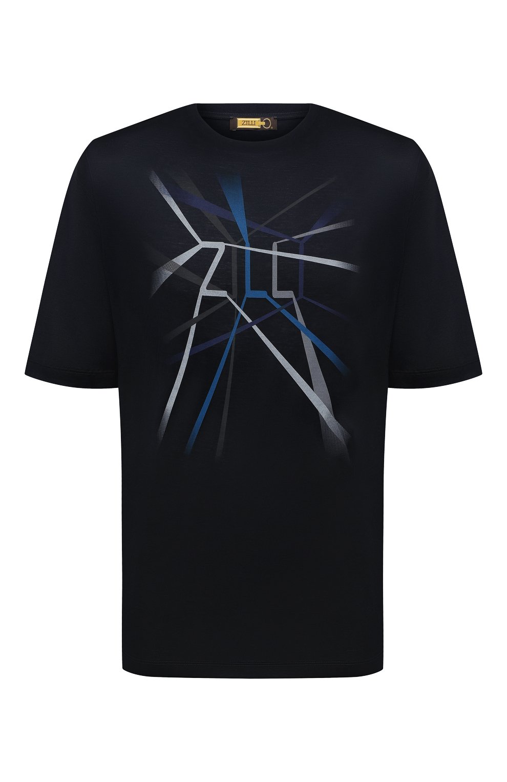 Хлопковая футболка ZILLI, арт. MBY-NT300-RAYZ1/MC02/62-66, фото 1