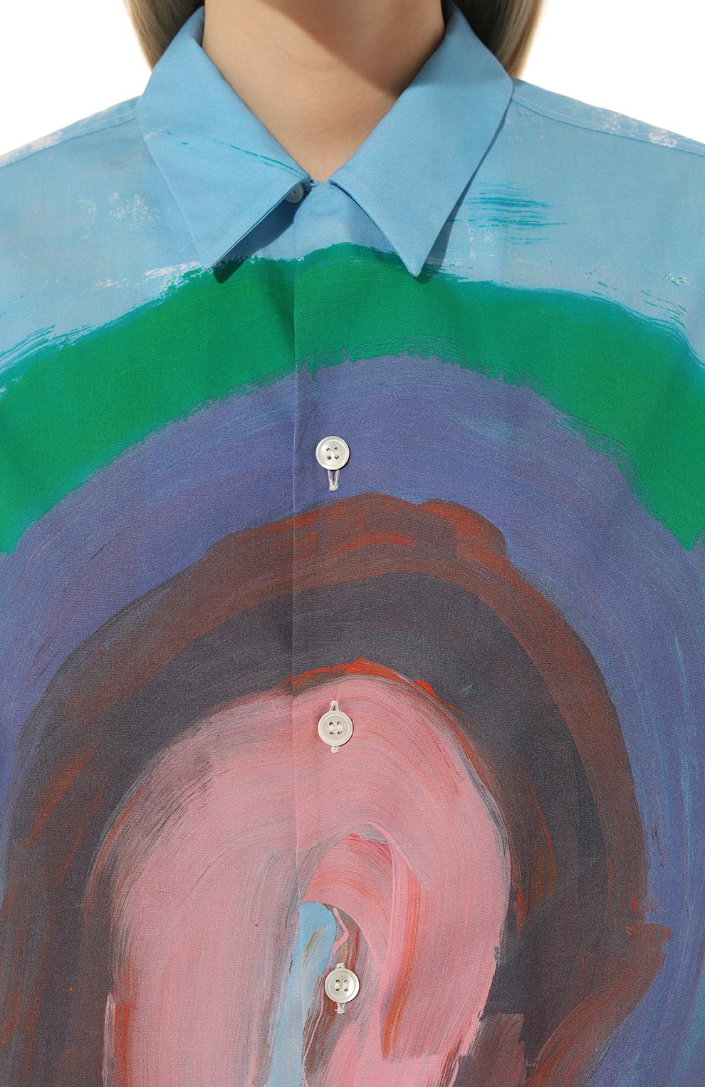 Хлопковая рубашка MARNI, арт. CAMA0466S0/UTC255, фото 5