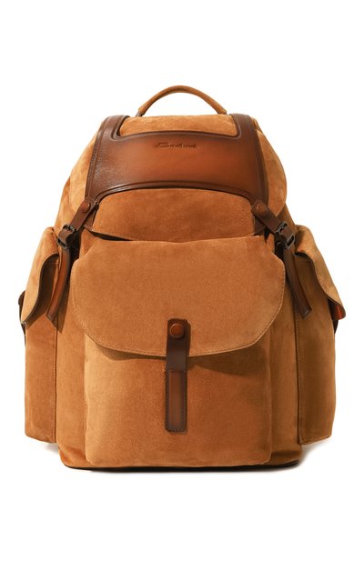  Замшевый рюкзак SANTONI, арт. UIBBA2273DB-GSP0L80, фото 1