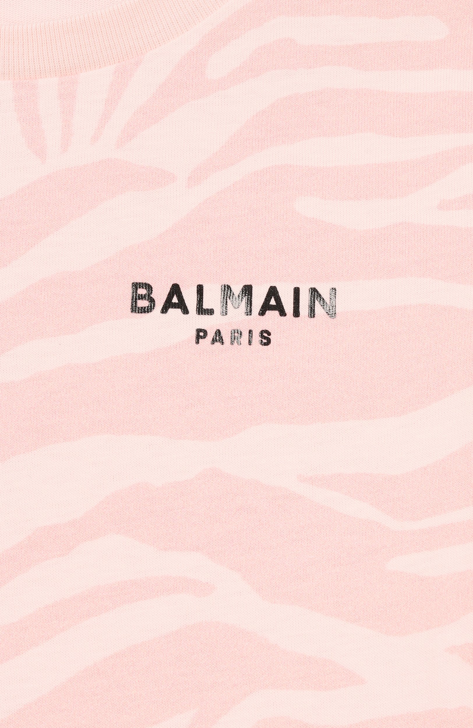 Хлопковая футболка BALMAIN, арт. BZ8B11, фото 3