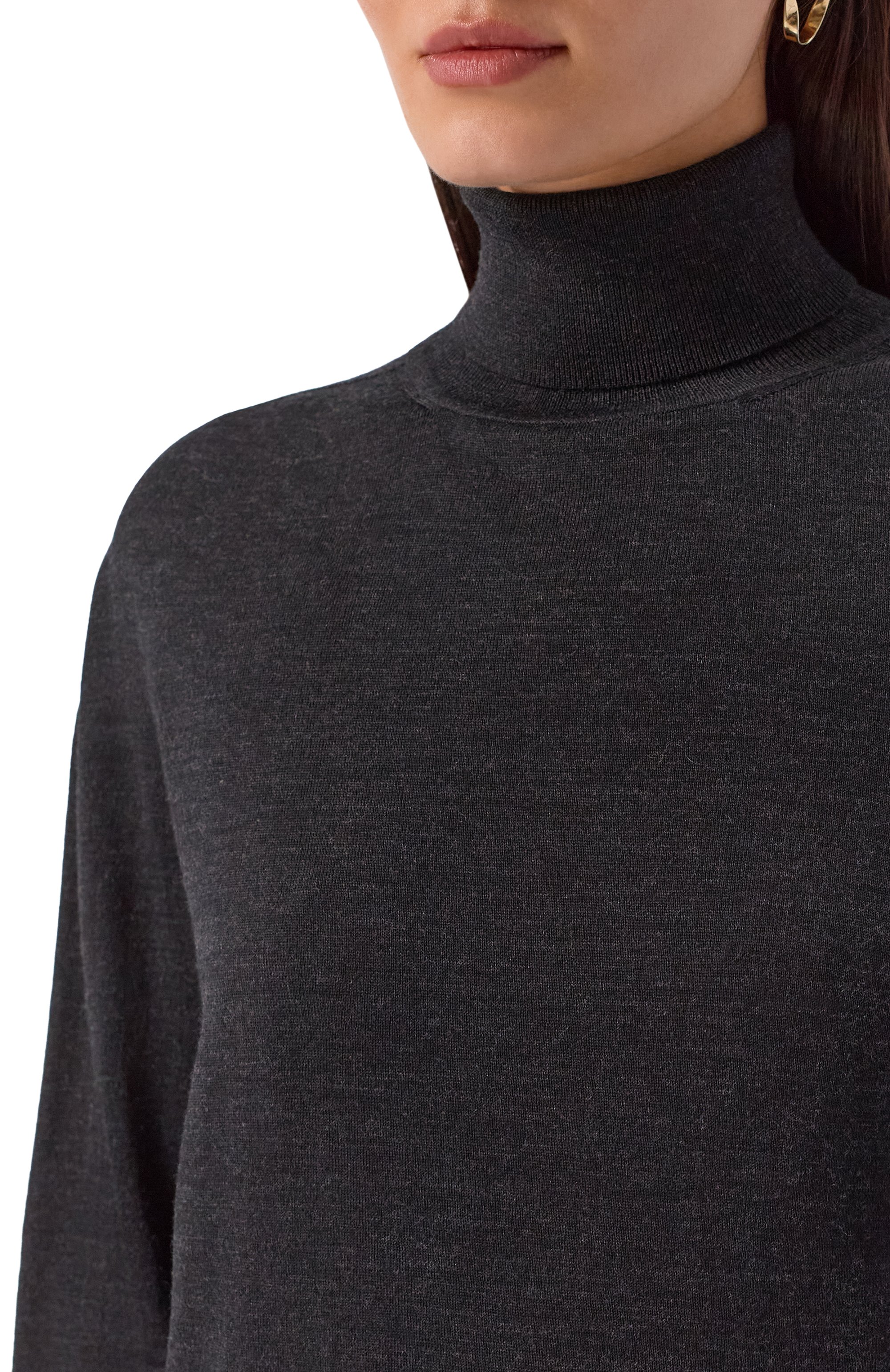 Шерстяная водолазка KITON, арт. D5771401015, фото 5