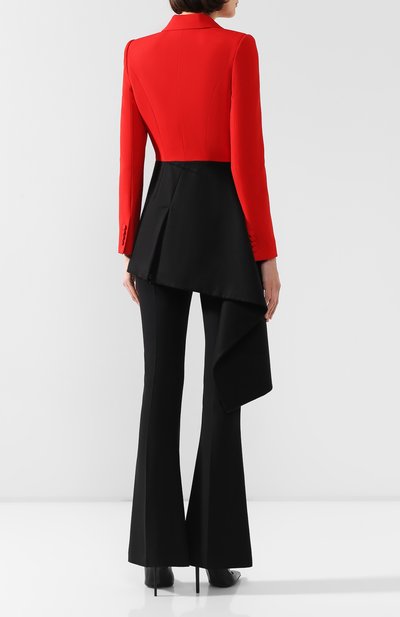 Жакет из смеси шерсти и шелка ALEXANDER MCQUEEN, арт. 594941/QJAAN, фото 4