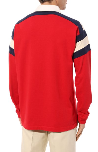 Хлопковое поло GUCCI, арт. 573260 XJA6E, фото 4