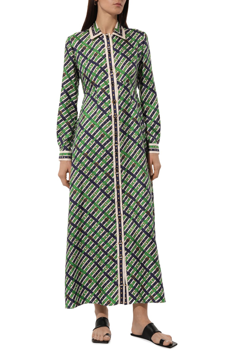 Шелковое платье GUCCI, арт. 734214/ZAMXP, фото 3