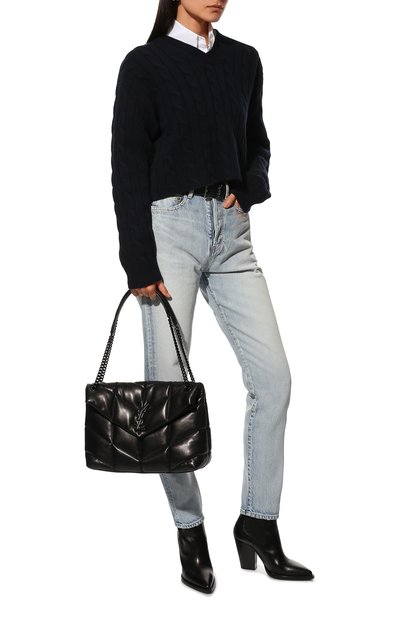 Сумка puffer loulou medium SAINT LAURENT, арт. 577475/1EL08, фото 3