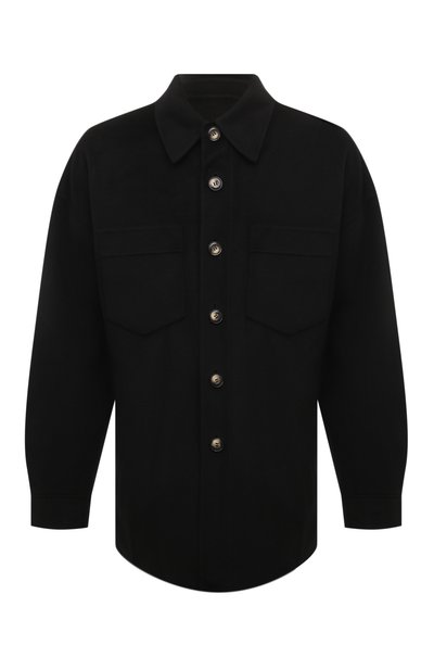 Мужская куртка-рубашка из шерсти и шелка NANUSHKA, арт. NM24CR0W01899
