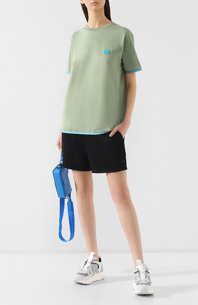 Хлопковая футболка ACNE STUDIOS светло-зеленого цвета по цене 12350 руб., арт. CL0022/W, фото 2 Хлопковая футболка ACNE STUDIOS, арт. CL0022/W, фото 2