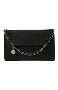 Женская сумка falabella mini STELLA MCCARTNEY черного цвета, арт. 581238/W9132 | Фото 1 (Размер: mini; Ремень/цепочка: На ремешке; Сумки-технические: Сумки через плечо; Материал: Текстиль; Материал сплава: Проставлено; Драгоценные камни: Проставлено)