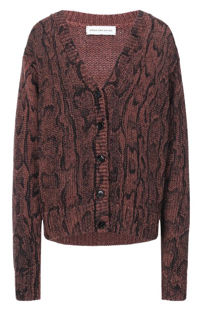 Женский кардиган из вискозы и хлопка DRIES VAN NOTEN, арт. 251-011225-1714