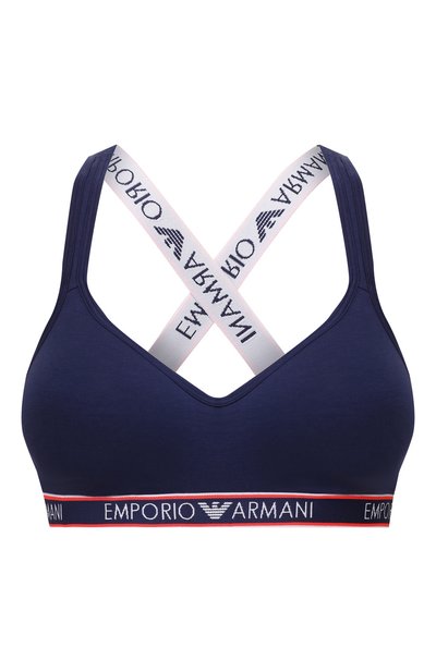 Женский хлопковый бюстгальтер EMPORIO ARMANI, арт. 163995/0P317