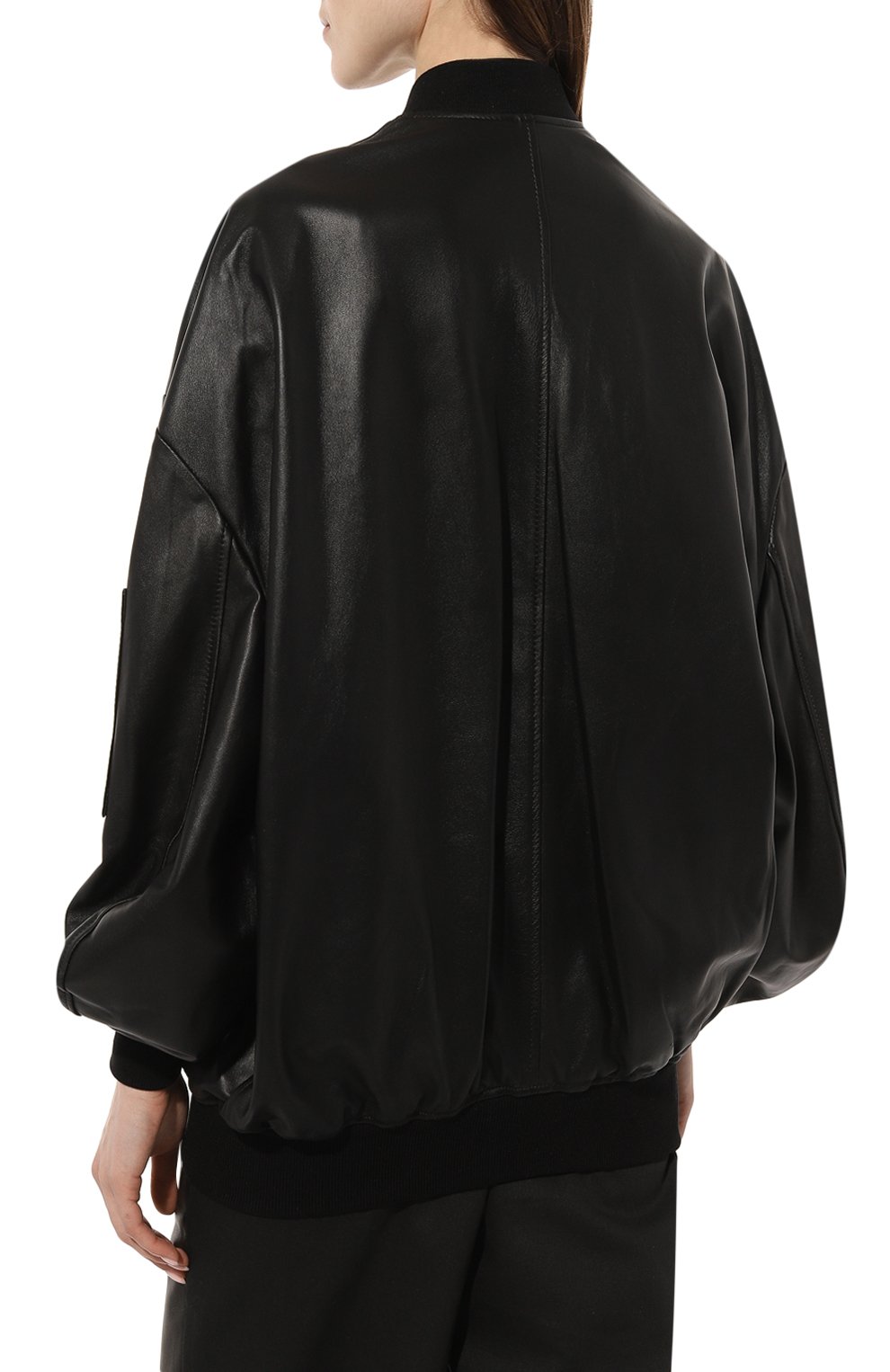 Кожаный бомбер HALFBOY, арт. H06WJBB0402, фото 4