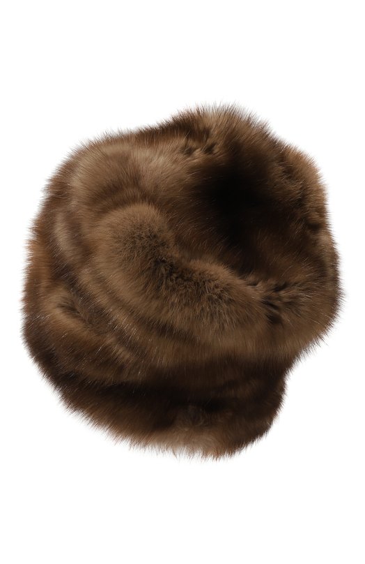 Шапка Шарпей-березка из меха соболя FurLand 0016303210070200007 Коричневый  0016303210070200007 Фото 3