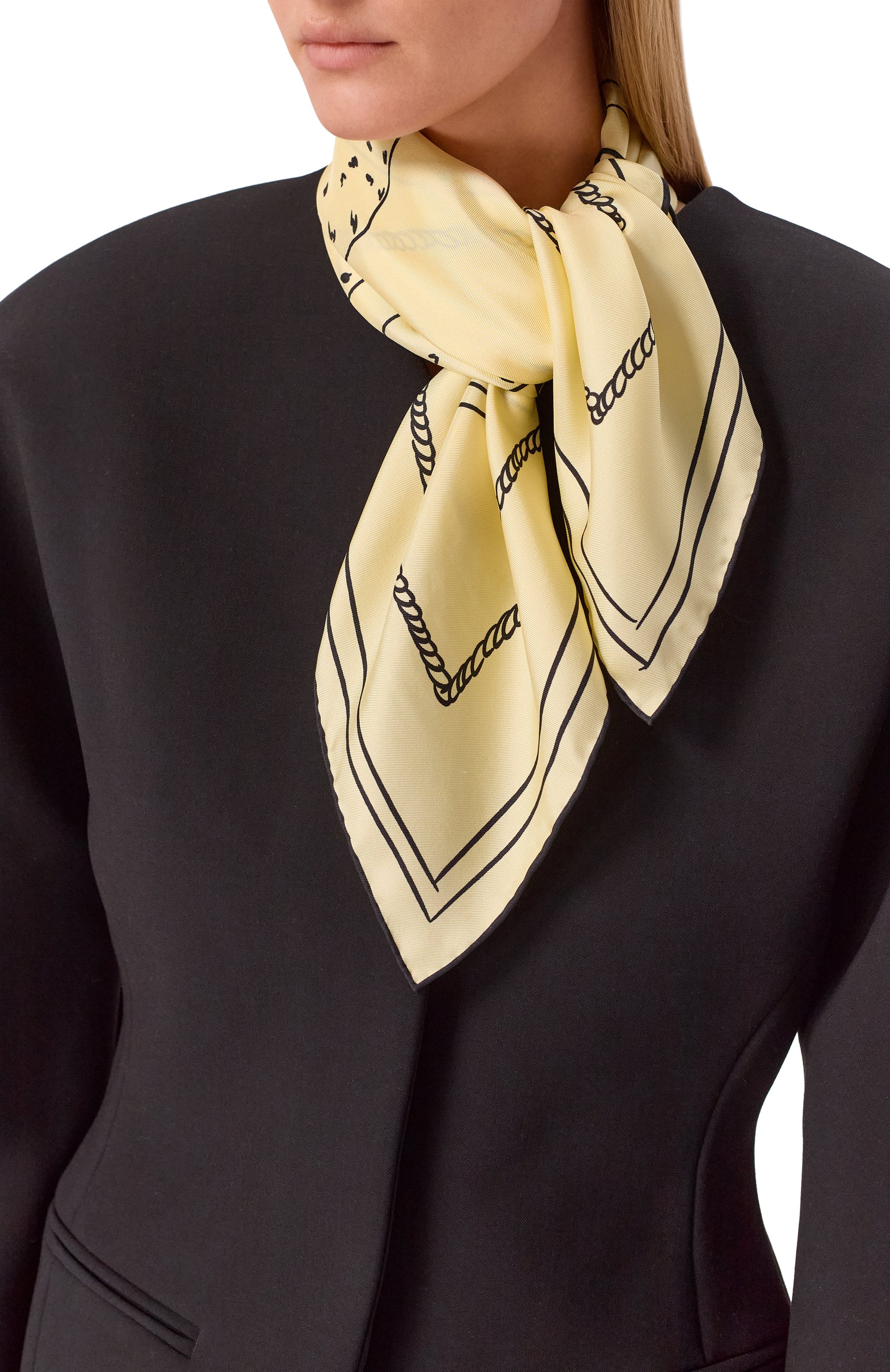 Шелковый платок JACQUEMUS, арт. 25HACU00787/AW00263, фото 2