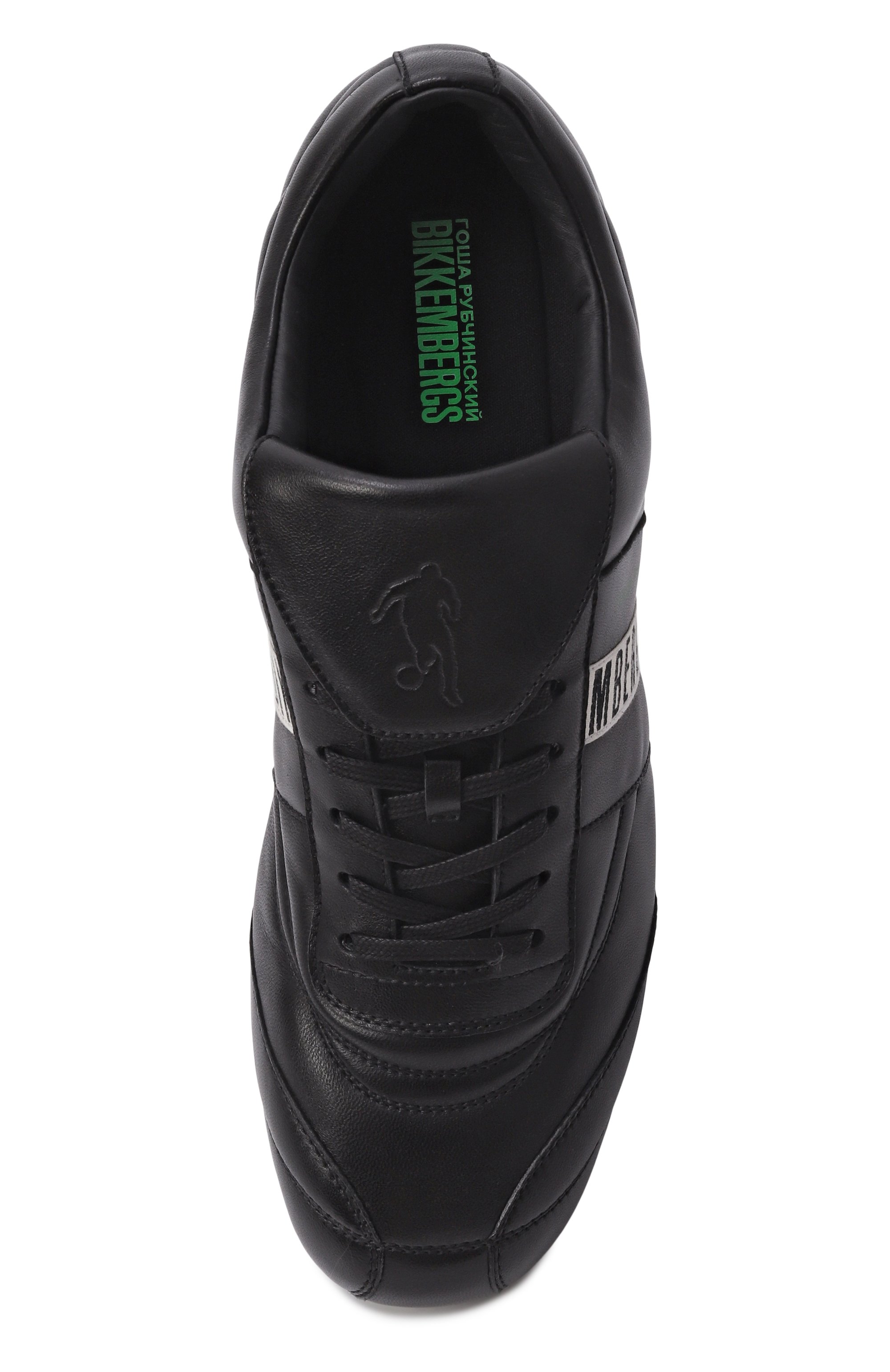 Кожаные кроссовки гоша рубчинский х bikkembergs ГОША РУБЧИНСКИЙ черного цвета по цене 22450 руб., арт. GRBKK, фото 6 Кожаные кроссовки гоша рубчинский х bikkembergs ГОША РУБЧИНСКИЙ, арт. GRBKK, фото 6