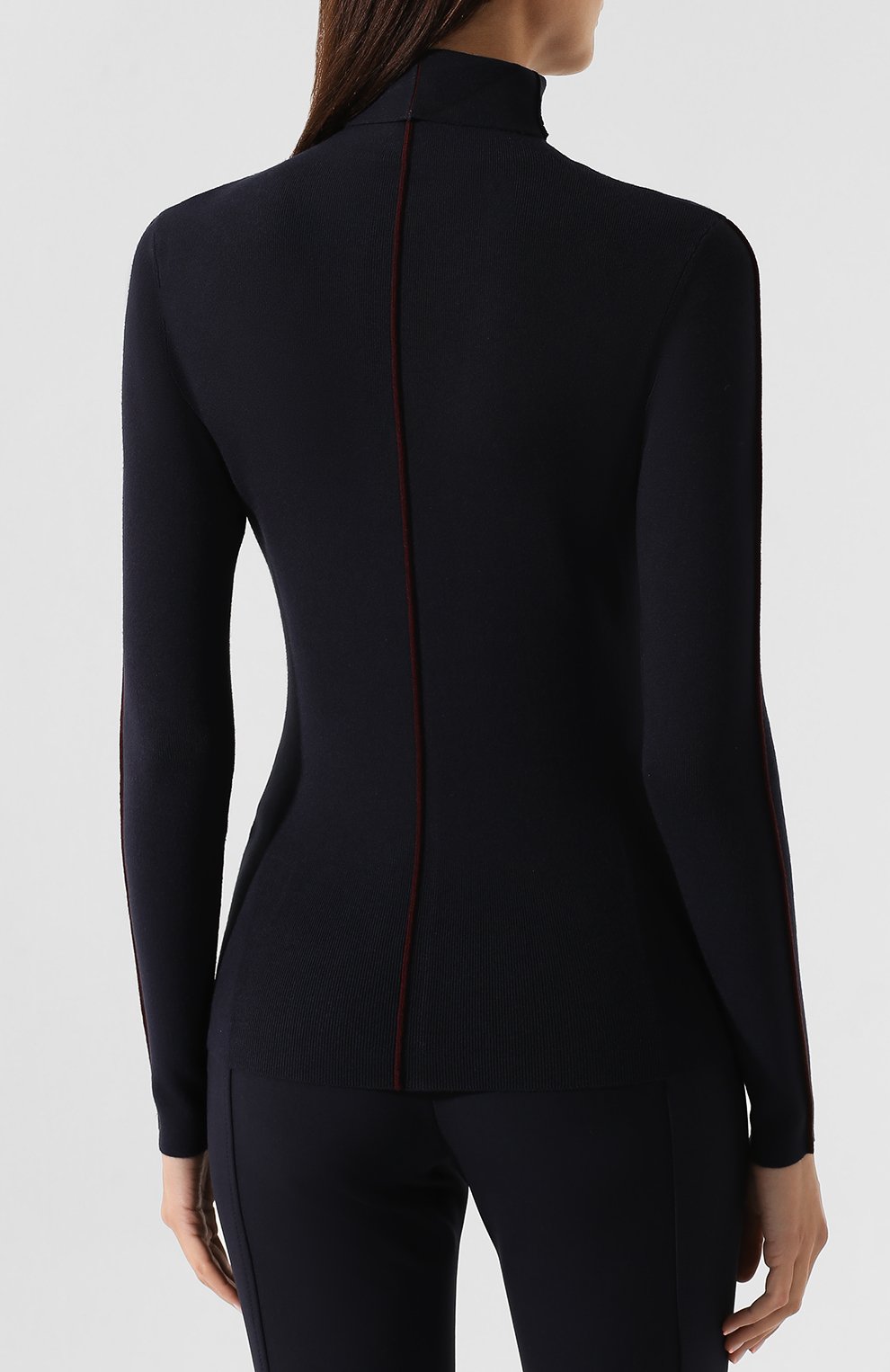 Водолазка из вискозы VICTORIA, VICTORIA BECKHAM, арт. KNTVV 136 PAW19 VISC0SE BLEND, фото 4
