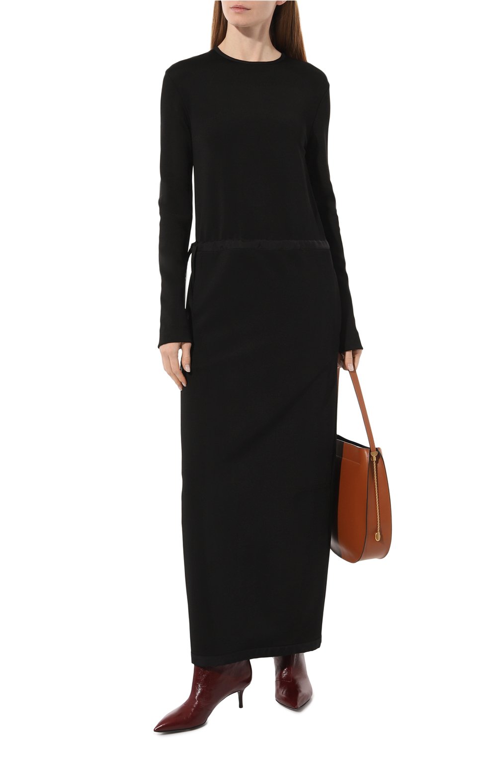 Платье из вискозы и шерсти JIL SANDER, арт. J02CT0226/J20053, фото 2