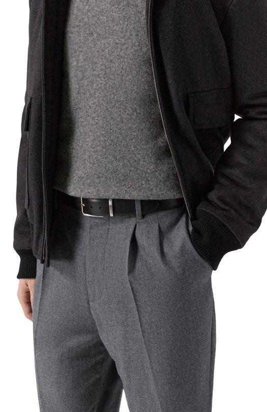 Кожаный ремень MVST 67U.0003/NAPPA Чёрный  67U.0003/NAPPA Фото 2