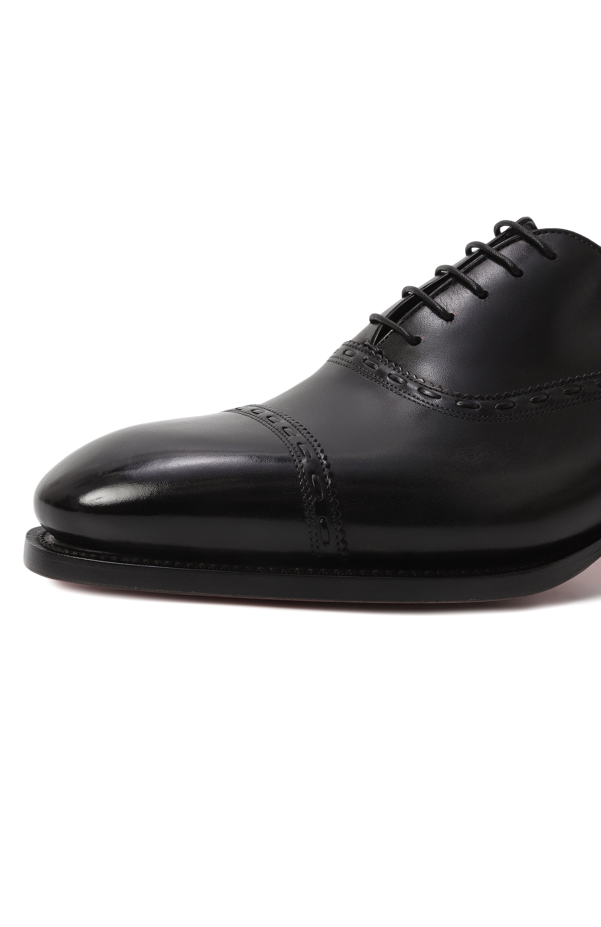 Кожаные оксфорды adrian SANTONI, арт. MCAG18885MC3HVSY, фото 7