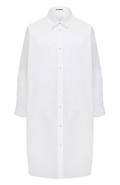 Женская хлопковая рубашка JIL SANDER, арт. JSXQ600605-WQ244300