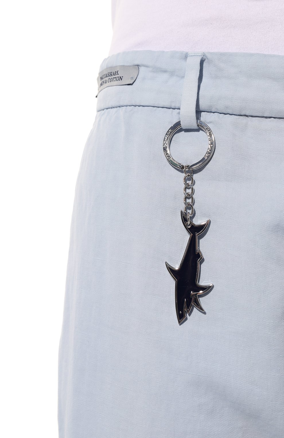 Брюки из хлопка и льна PAUL&SHARK, арт. 23414033, фото 5