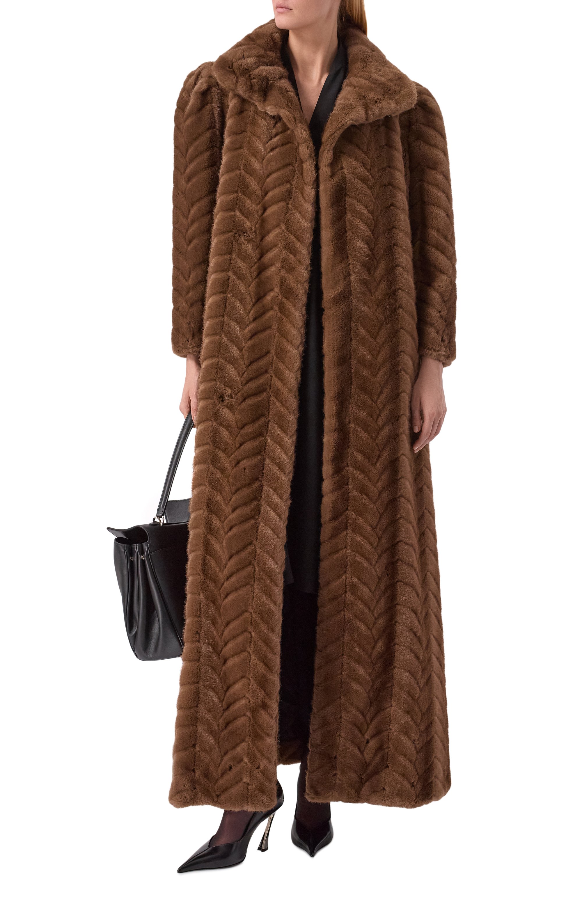 Шуба из экомеха BALENCIAGA, арт. 848877/TTQ07, фото 2