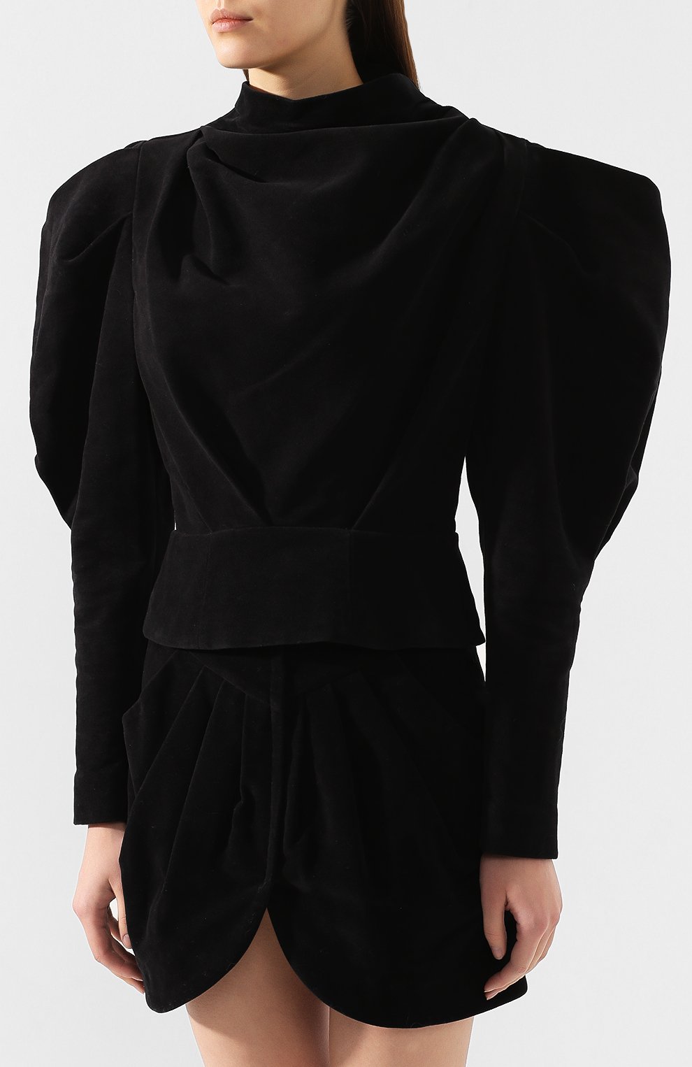 Хлопковая блузка ISABEL MARANT, арт. HT1601-19H014I/DIX0N, фото 3