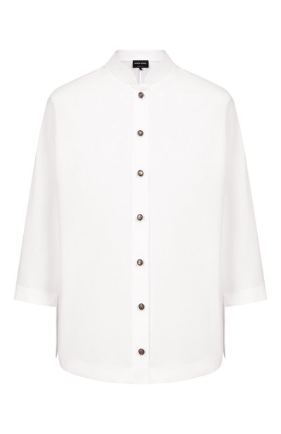 Женская хлопковая рубашка GIORGIO ARMANI, арт. GW003500/TE10360