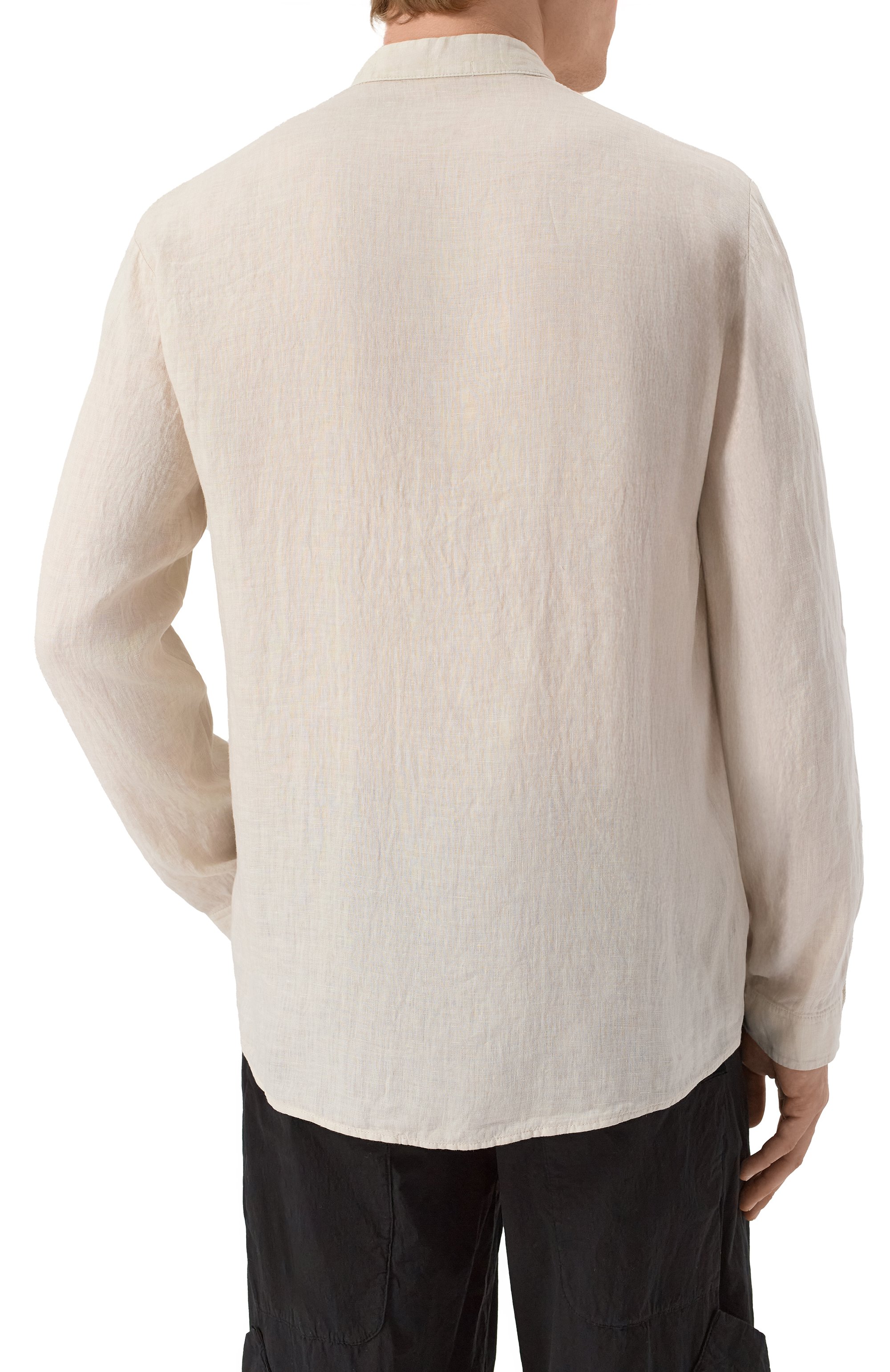 Льняная рубашка TRANSIT, арт. CFUTRZV311, фото 4