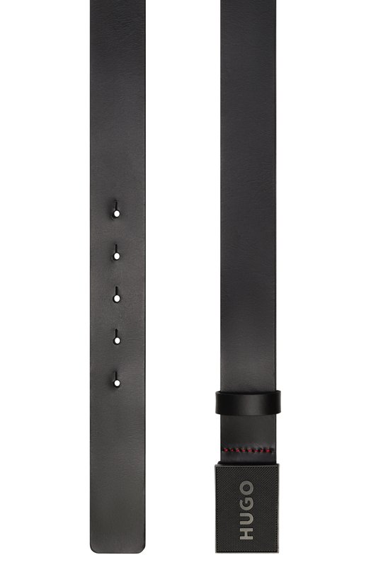 Кожаный ремень HUGO 50548359 Чёрный  50548359 Фото 3