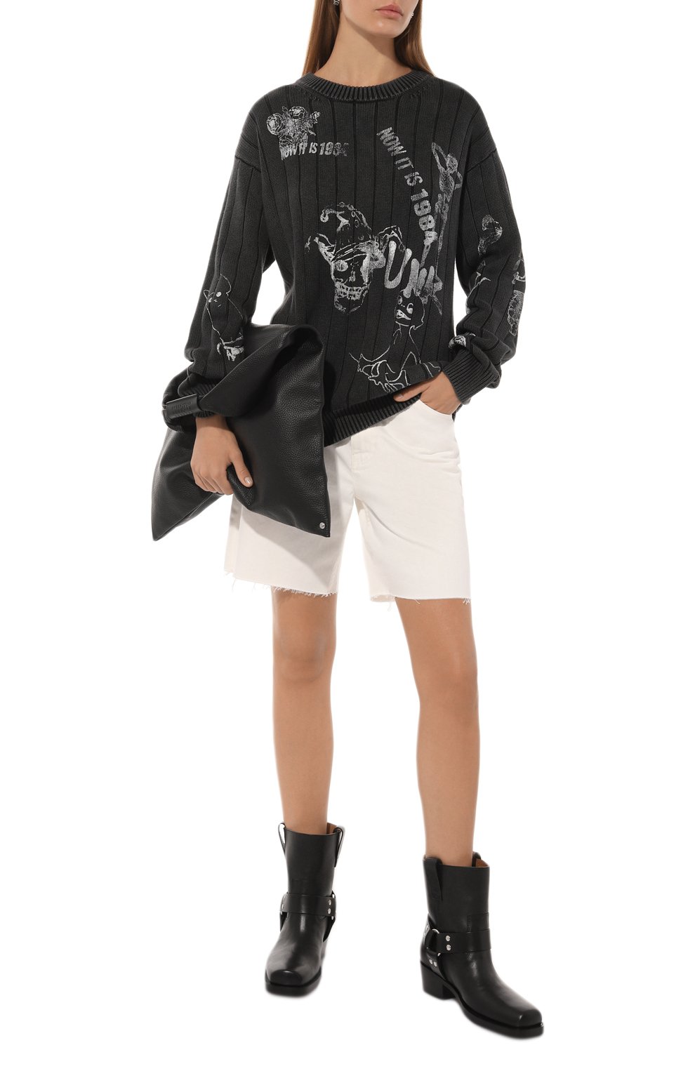 Хлопковый свитер R13, арт. R13WY230-Y147B, фото 2