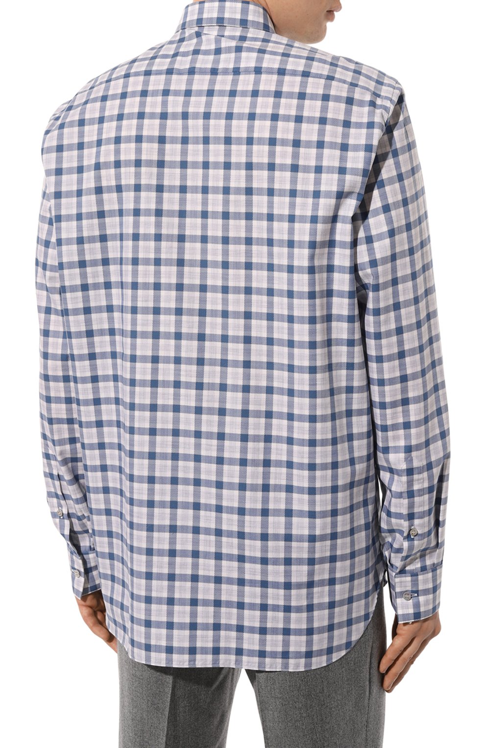 Хлопковая рубашка ZILLI, арт. REGC02ZS13115ZS104548, фото 4