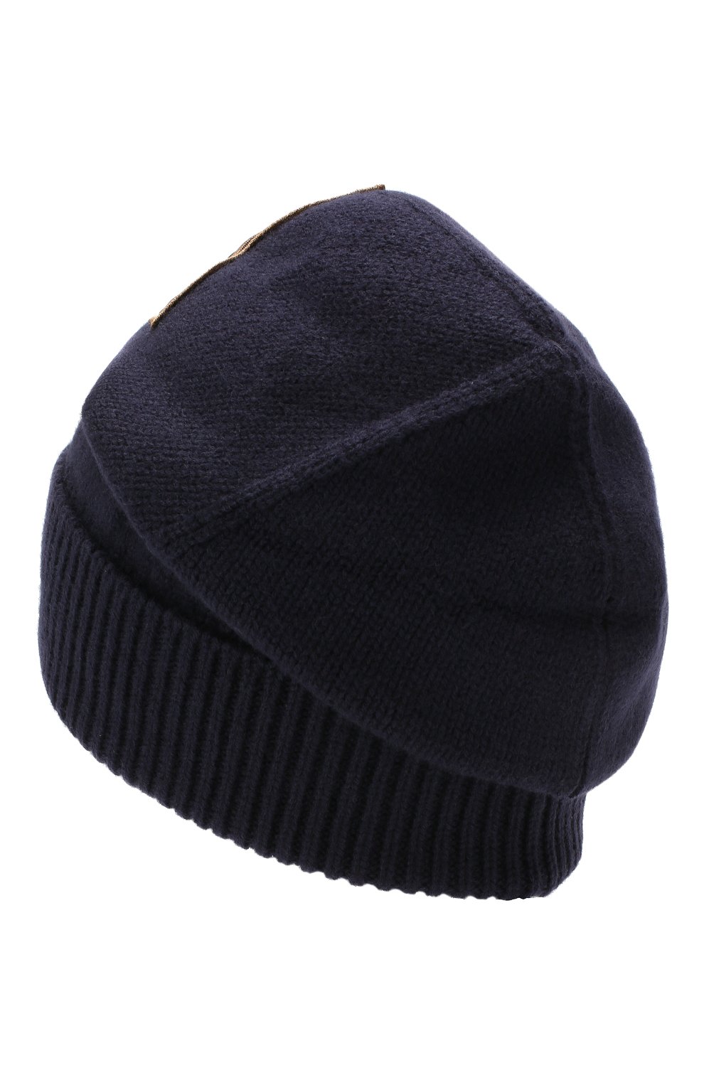 Шерстяная шапка DOLCE & GABBANA синего цвета по цене 36700 руб., арт. GX689Z/JAVSB, фото 2 Шерстяная шапка DOLCE & GABBANA, арт. GX689Z/JAVSB, фото 2