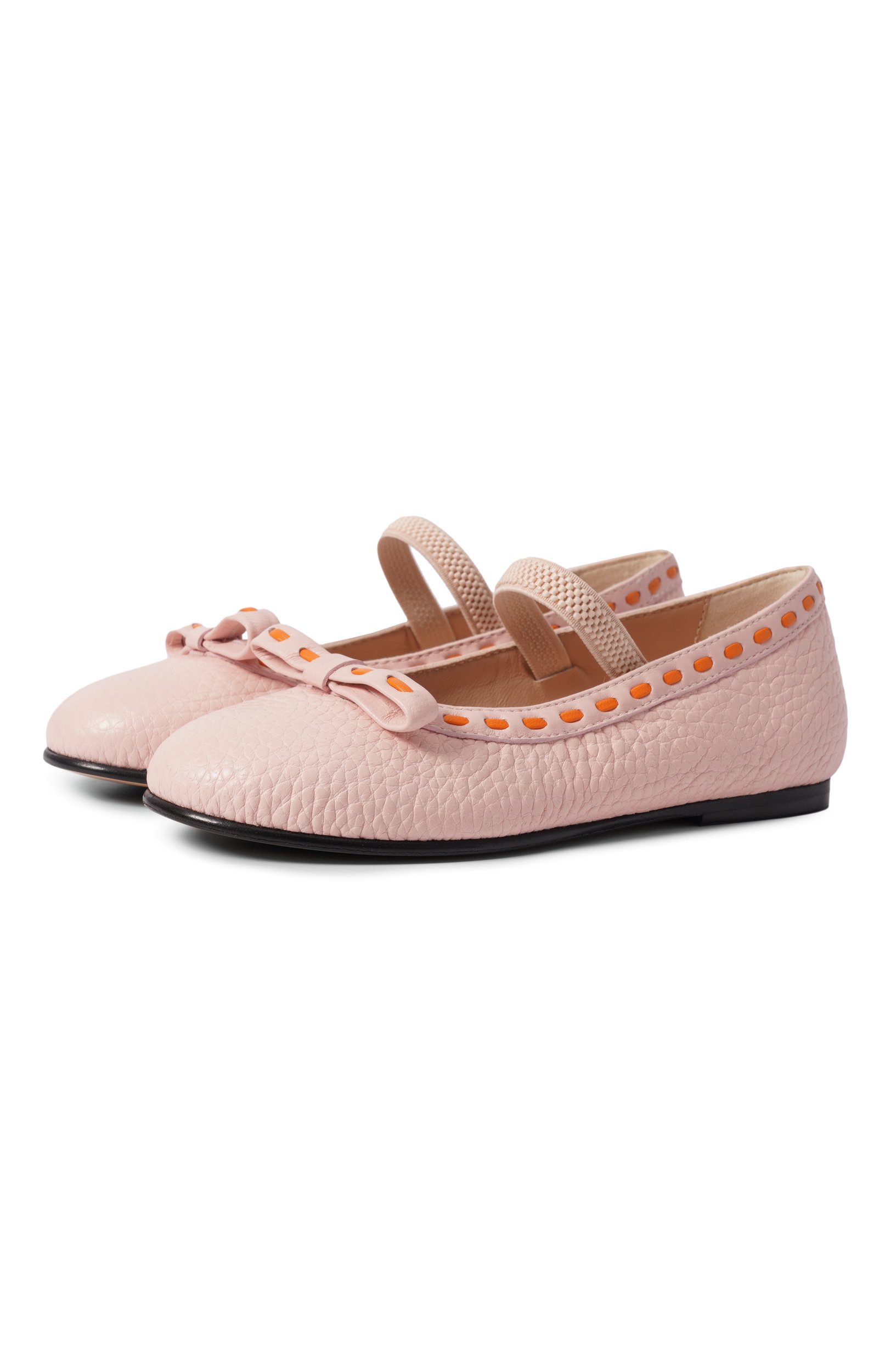 Кожаные балетки FENDI, арт. JFR584/AY2I/24-31, фото 1