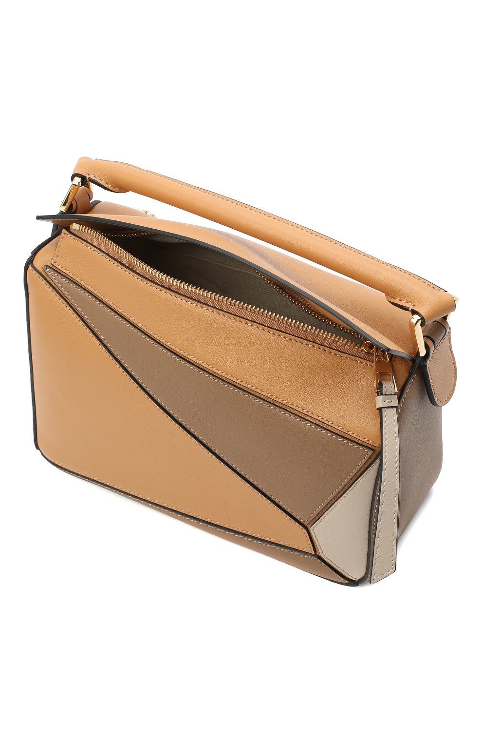 Сумка puzzle small LOEWE темно-бежевого цвета по цене 299500 руб., арт. A510S21X50, фото 4 Сумка puzzle small LOEWE, арт. A510S21X50, фото 4