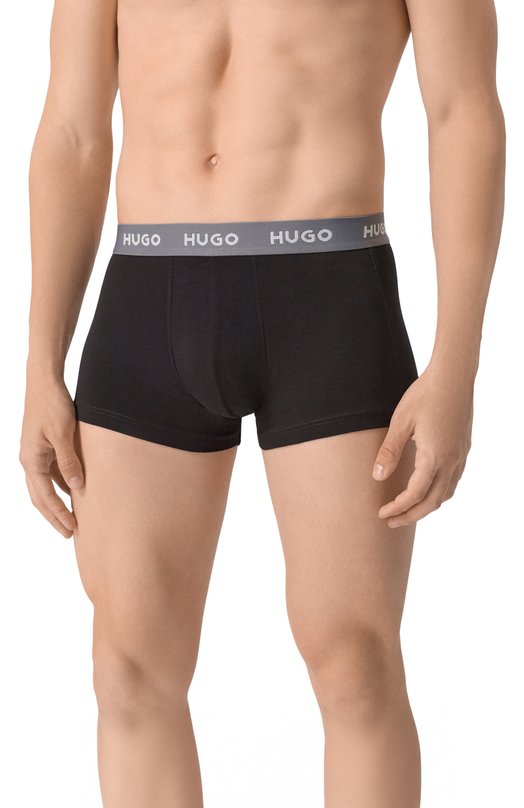 Комплект из трех боксеров HUGO 50532611 Чёрный  50532611 Фото 2