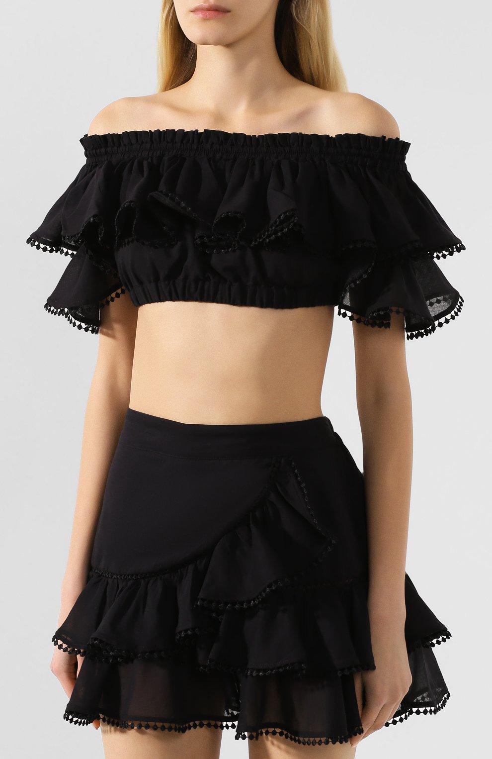 Хлопковый топ CHARO RUIZ IBIZA, арт. 201110, фото 3