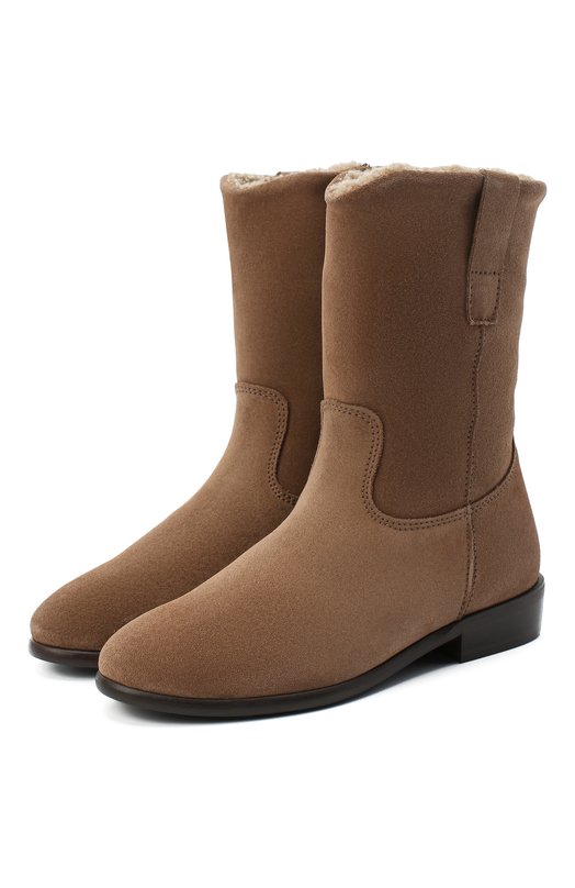 

Замшевые сапоги Beberlis, Бежевый